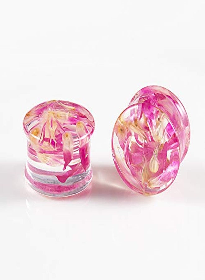 TBOSEN Set Of 10 Pairs Mixed Stone Ear Plugs Ear Gauges Ear Tunnels Double Flare Plugs Expander Body Piercing Jewelry 0g-5/8 in 8mm-16mm - Image 4